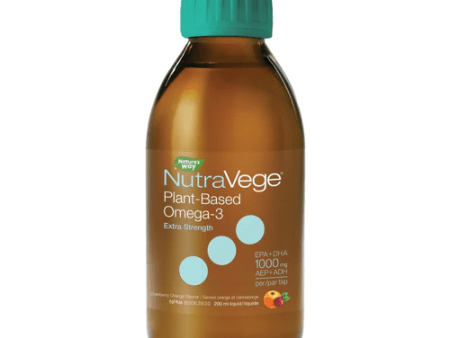 Nutravege - plant-based omega-3 (extra-strength) cranberry orange - 200 ml Supply