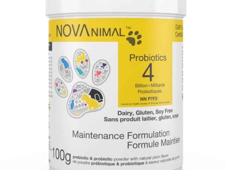 Nova probiotics - animal maintenance 4b - 100g Online