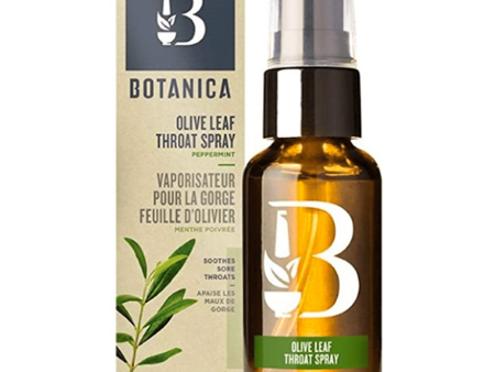 Botanica - olive leaf with peppermint - throat spray 30 ml Discount