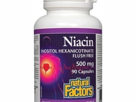 Natural factors - niacin 500mg - 90 caps Sale