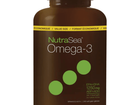 Nutrasea - omega-3 (1,250 mg) liq gels lemon - 240 sgels Sale