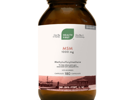 Health first - msm 1000mg - 180 caps For Cheap