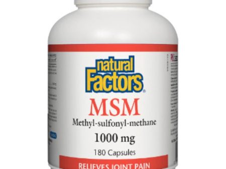 Natural factors - msm - methyl-sulfonyl-methane 1000 mg Online