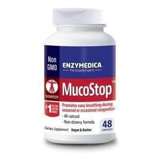 Enzymedica - mucostop - 48 caps For Sale