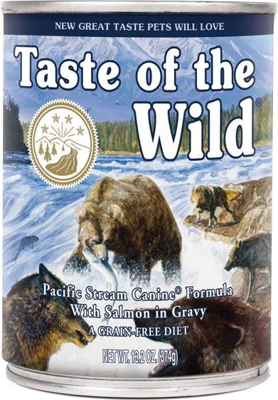 Taste of the Wild Pacific Stream Canine Formula with Salmon in Gravy For Sale