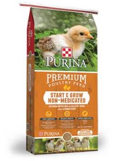 Purina Start & Grow Non-Medicated Crumble Chicken Feed Supply