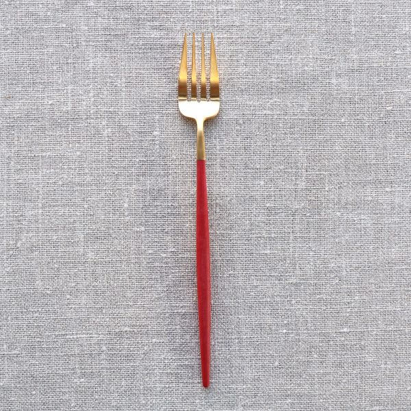 GOA Red Gold Serving Utensils Fashion