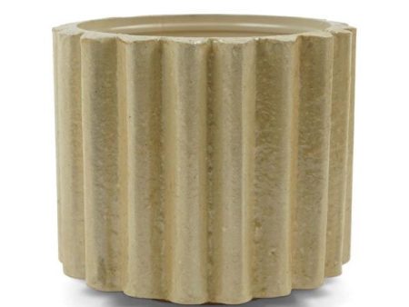 Flower Pot Large Corrugated Capiz Pulp Online