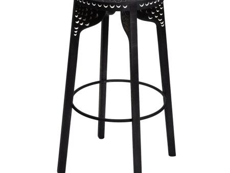 Tattoo Barstool Carved Online Hot Sale