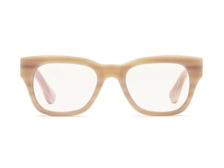 Miklos Reading Glasses, Polished Bone Discount