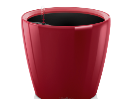 Lechuza CLASSICO Premium 21 LS Scarlet Red High Gloss Planter, 9 x8  Sale