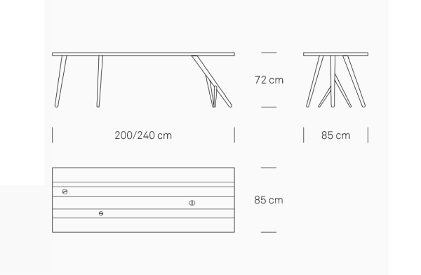 Branchmark 3 Leg Dining Table Online