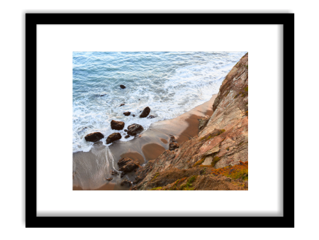 Marin Headlands Coastline  Framed Print Supply