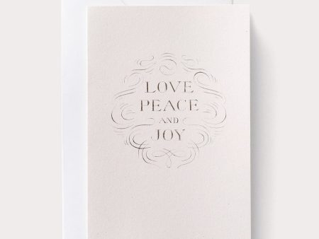 Love, Peace & Joy, Card Fashion