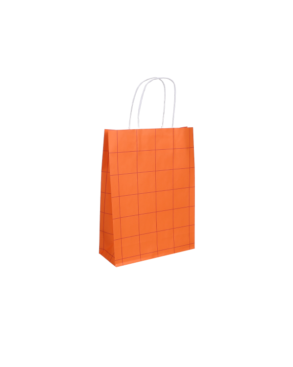 Grid · flame orange Fashion