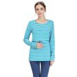 Stripes Breast Feeding Shirt Discount