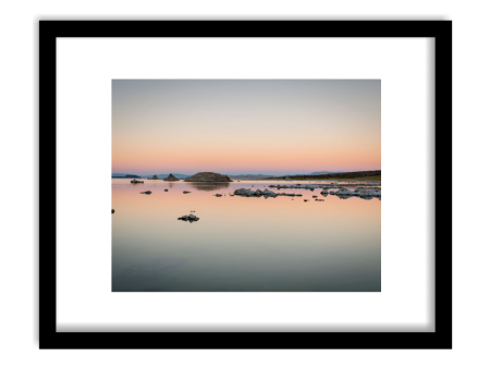 Mono Lake at Sunset  Framed Print Fashion