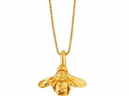 Gold Plated Honey Bee Pendant Hot on Sale