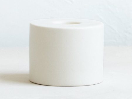 Petite Ceramic Candle Holder on Sale