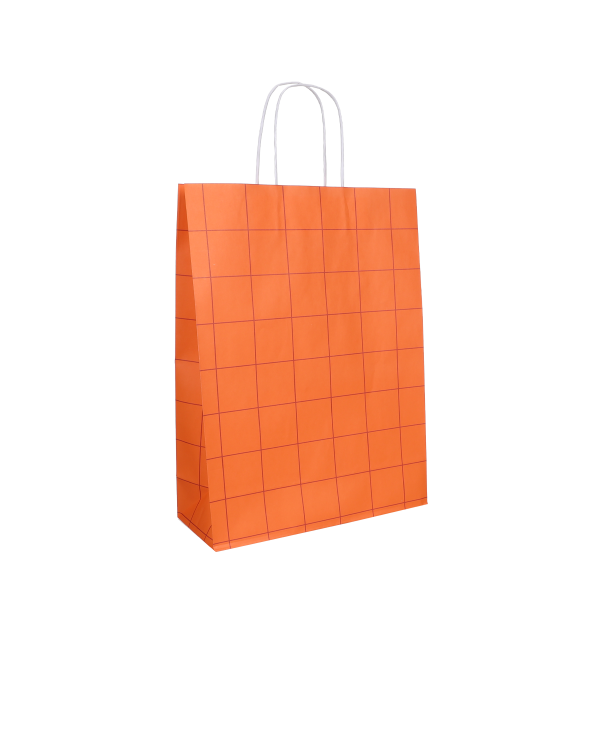 Grid · flame orange Fashion