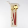 GOA Red Gold Serving Utensils Fashion