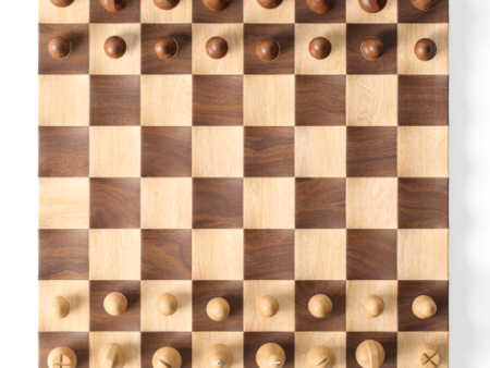 Wobble Chess Set, Walnut Cheap